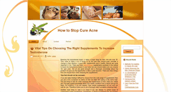 Desktop Screenshot of howtostopcureacne.com